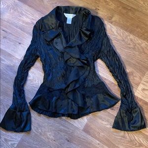 Allison Taylor Black Blouse